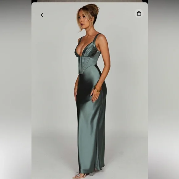 Babyboo Shae Maxi Dress - Sage - Picture 5 of 9